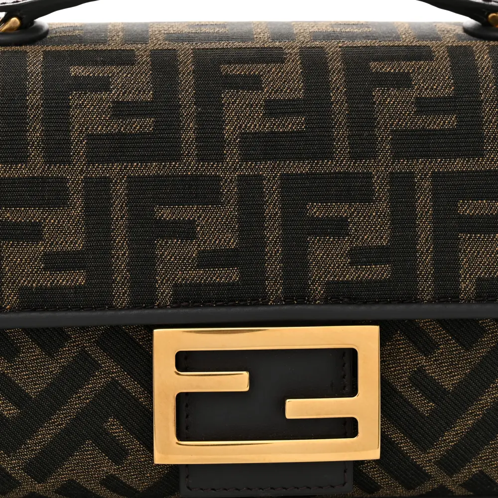 Lushentic Quality Bags - FF 1974 Midi Chain Baguette in Tobacco Moro - Image 9