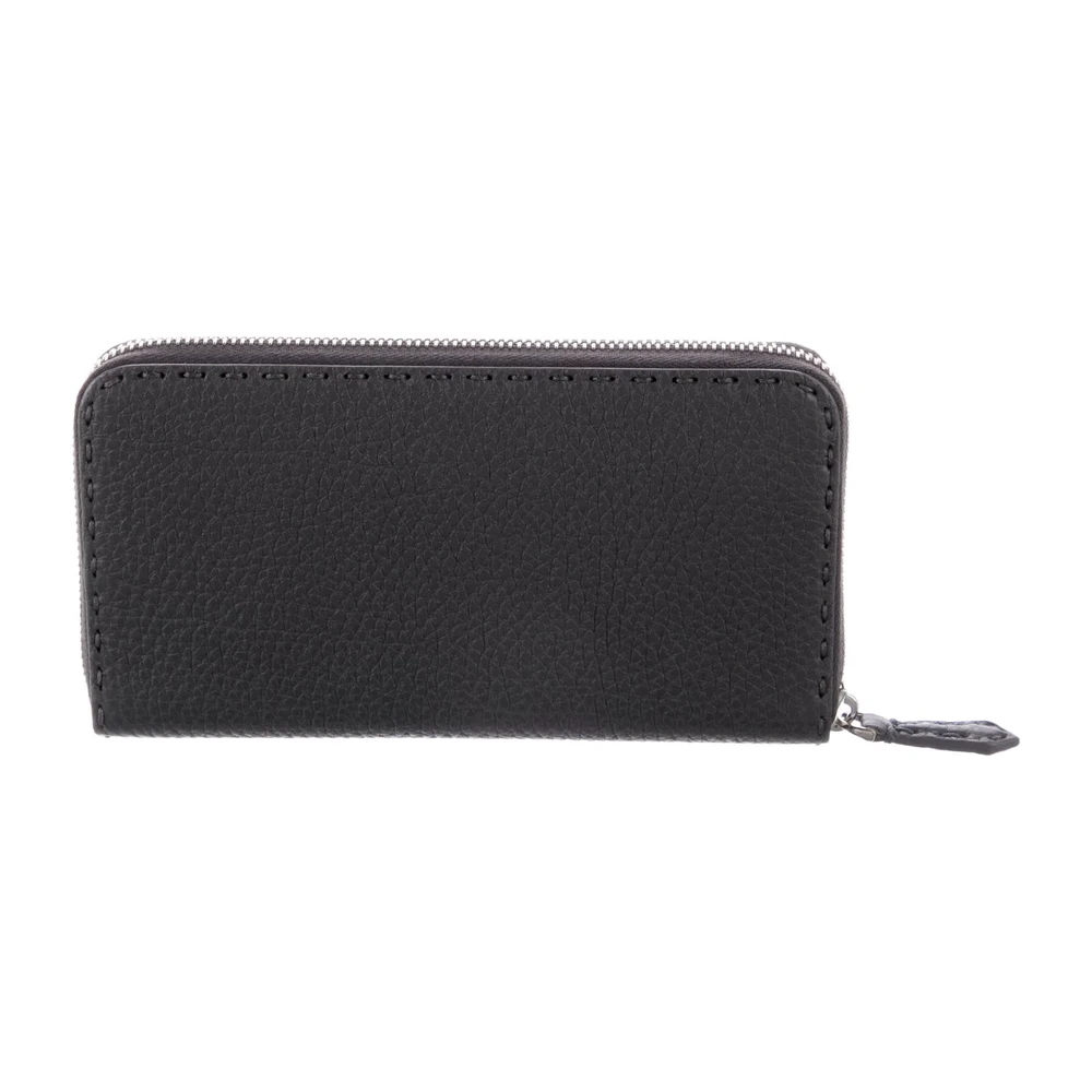 Lushentic Grade Bags Medium Continental Wallet in Black Calfskin Leather - Image 2