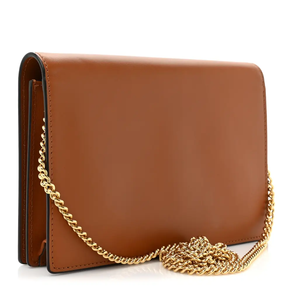 Lushentic Quality Medium Logo Embossed Wallet on Chain - Image 3