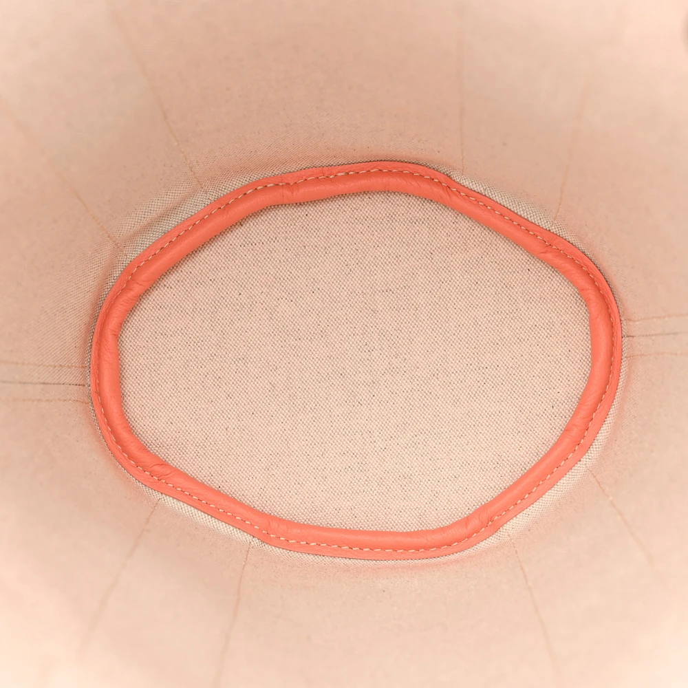 Lushentic Grade Designer Bags - Belharra Tote PM Coral Goyardine Canvas - Image 6