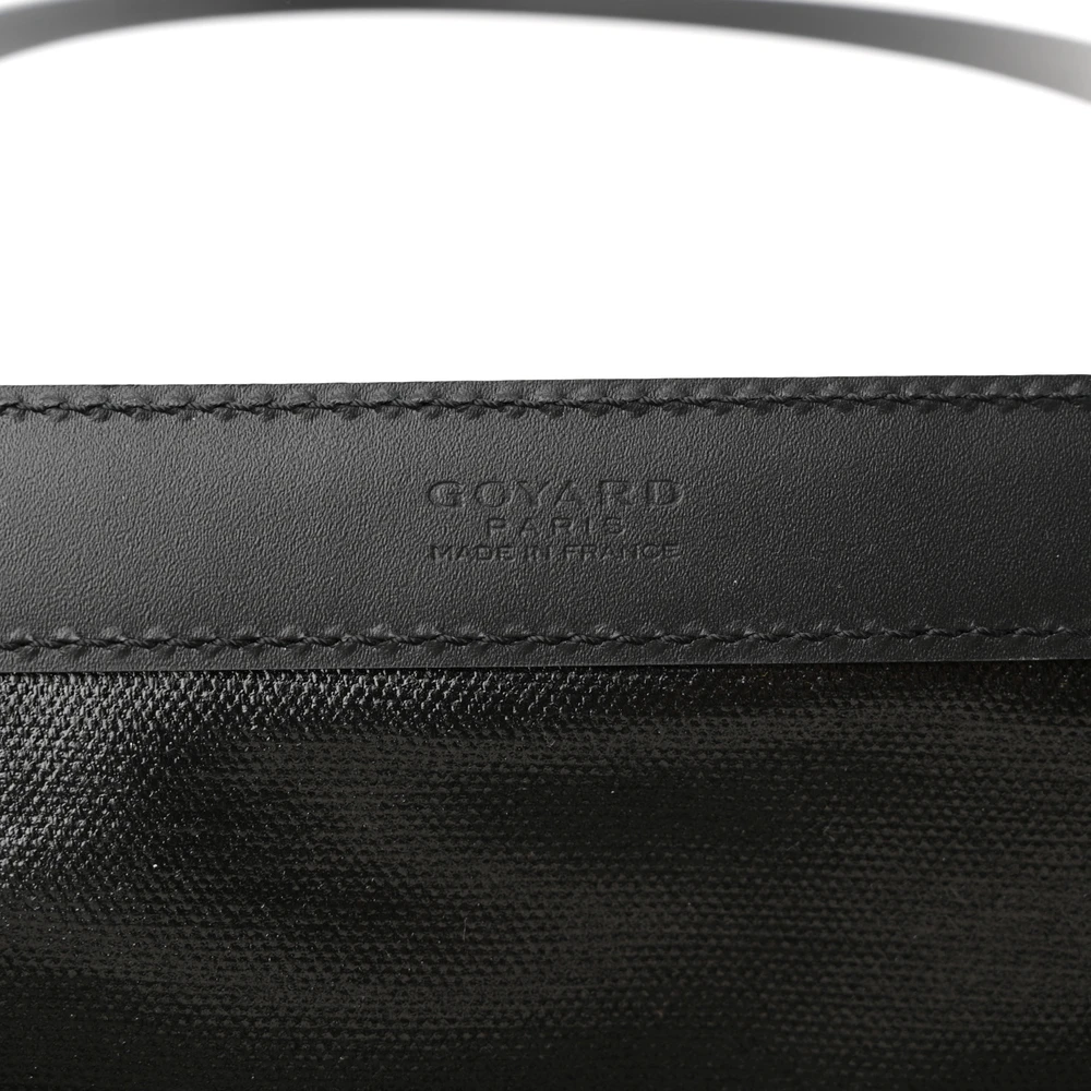 Lushentic Designer Bags Bellechasse Biaude Tote MM Black Goyardine Canvas - Image 2