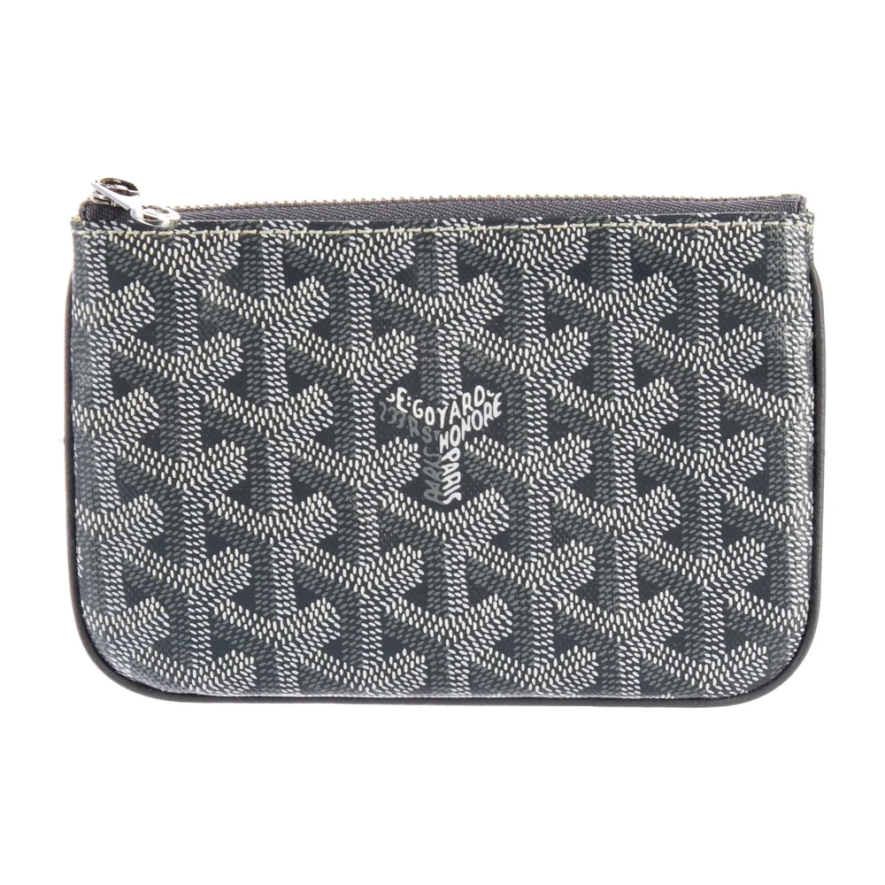 Lushentic Handbag Medium Wallet in Grey Goyardine Canvas