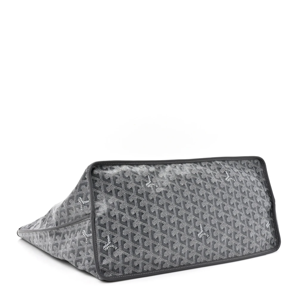 Lushentic Grade Designer Bags - Reversible Anjou Tote GM Grey Goyardine - Image 6
