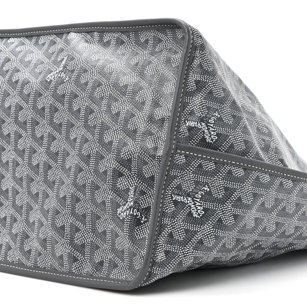 Lushentic Grade Designer Bags - Reversible Anjou Tote GM Grey Goyardine - Image 4