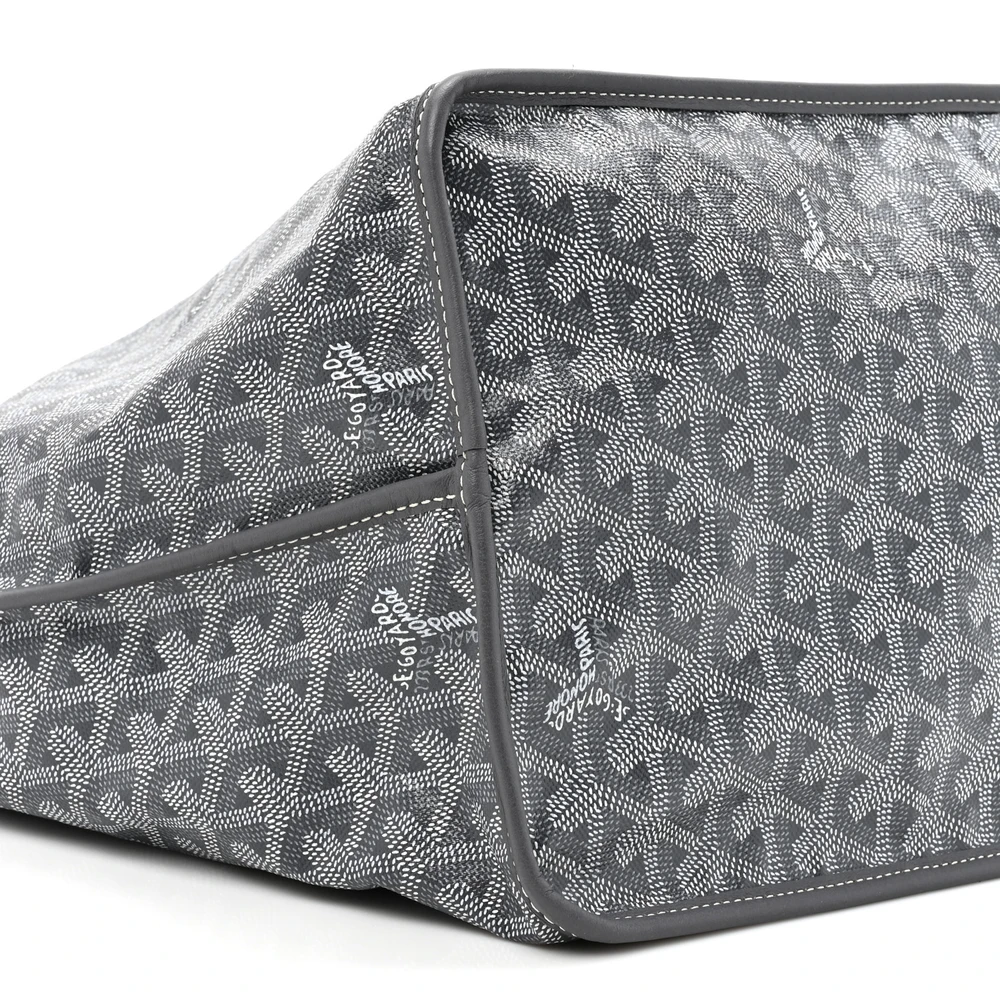 Lushentic Grade Designer Bags - Reversible Anjou Tote GM Grey Goyardine - Image 5