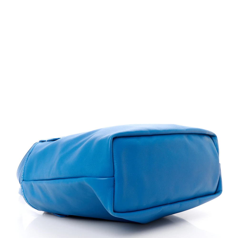 Lushentic Grade Bags: Reversible Mini Anjou Tote in Sky Blue Goyardine - Image 6
