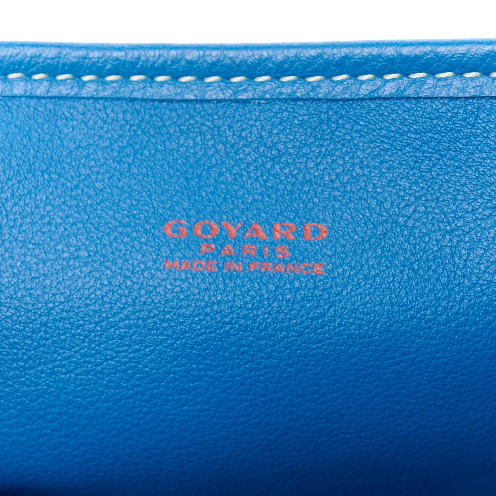 Lushentic Grade Bags: Reversible Mini Anjou Tote in Sky Blue Goyardine - Image 2