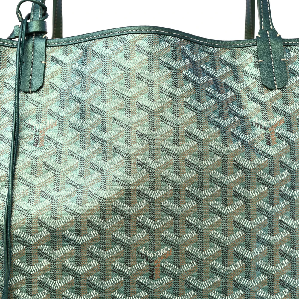 Lushentic Grade Bag Saint Louis Tote GM in Pearly Green Goyardine Canvas - Image 7