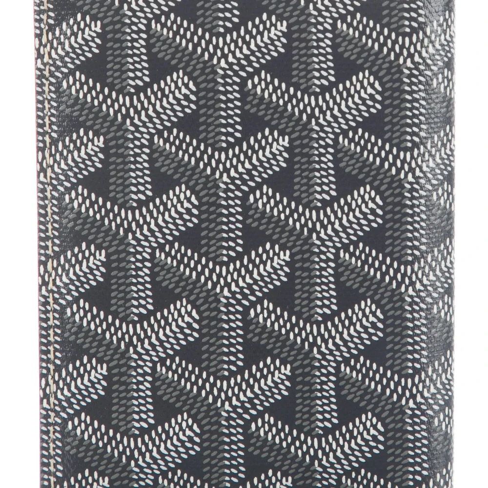 Lushentic Quality Bags – Small Bifold Wallet in Grey Goyardine Canvas - Image 2