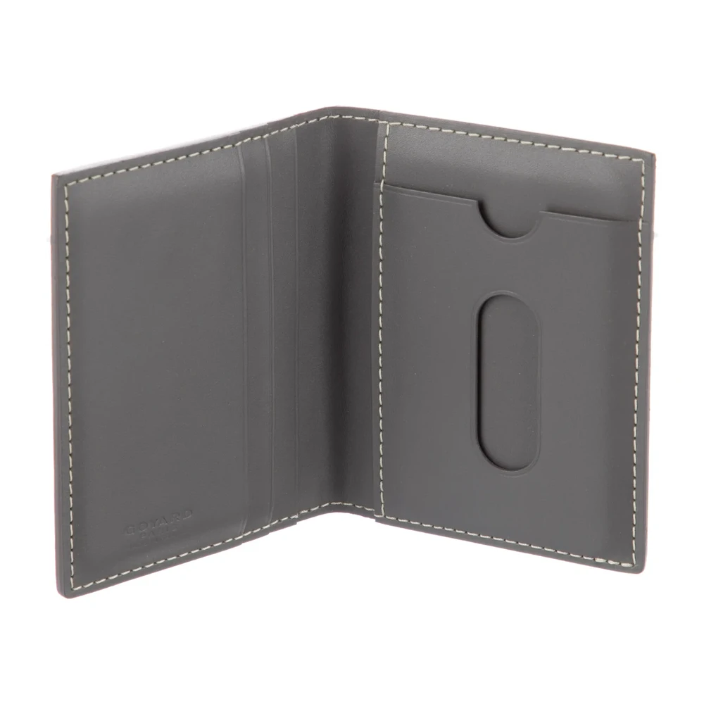 Lushentic Quality Bags – Small Bifold Wallet in Grey Goyardine Canvas - Image 3