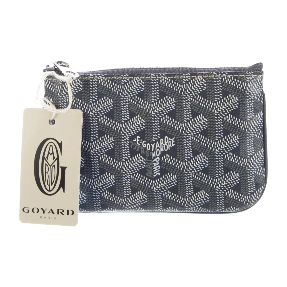 Lushentic Quality Small Pouch in Grey Goyardine Canvas