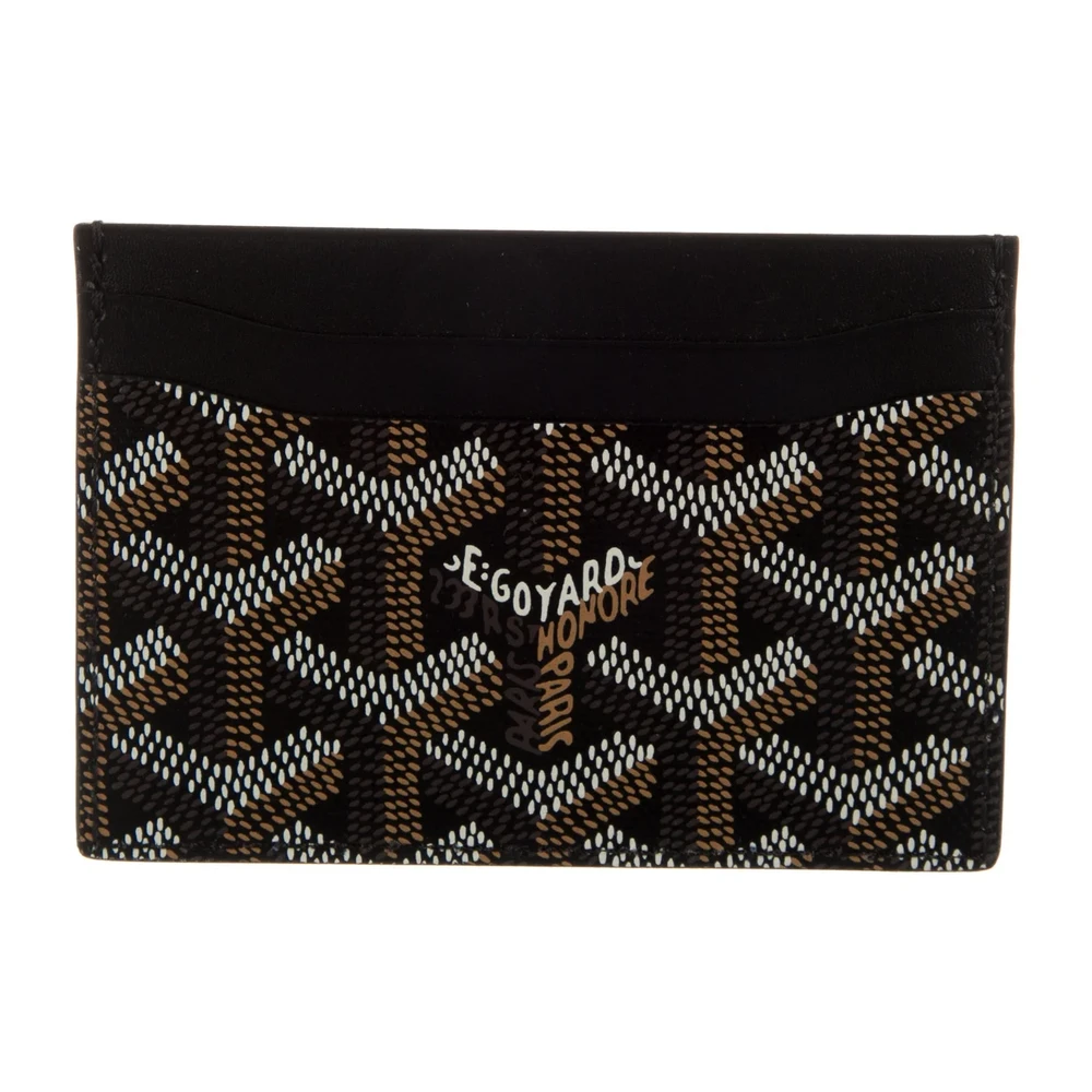 Lushentic Replicas Small Saint Sulpice Card Holder Black Goyardine - Image 3