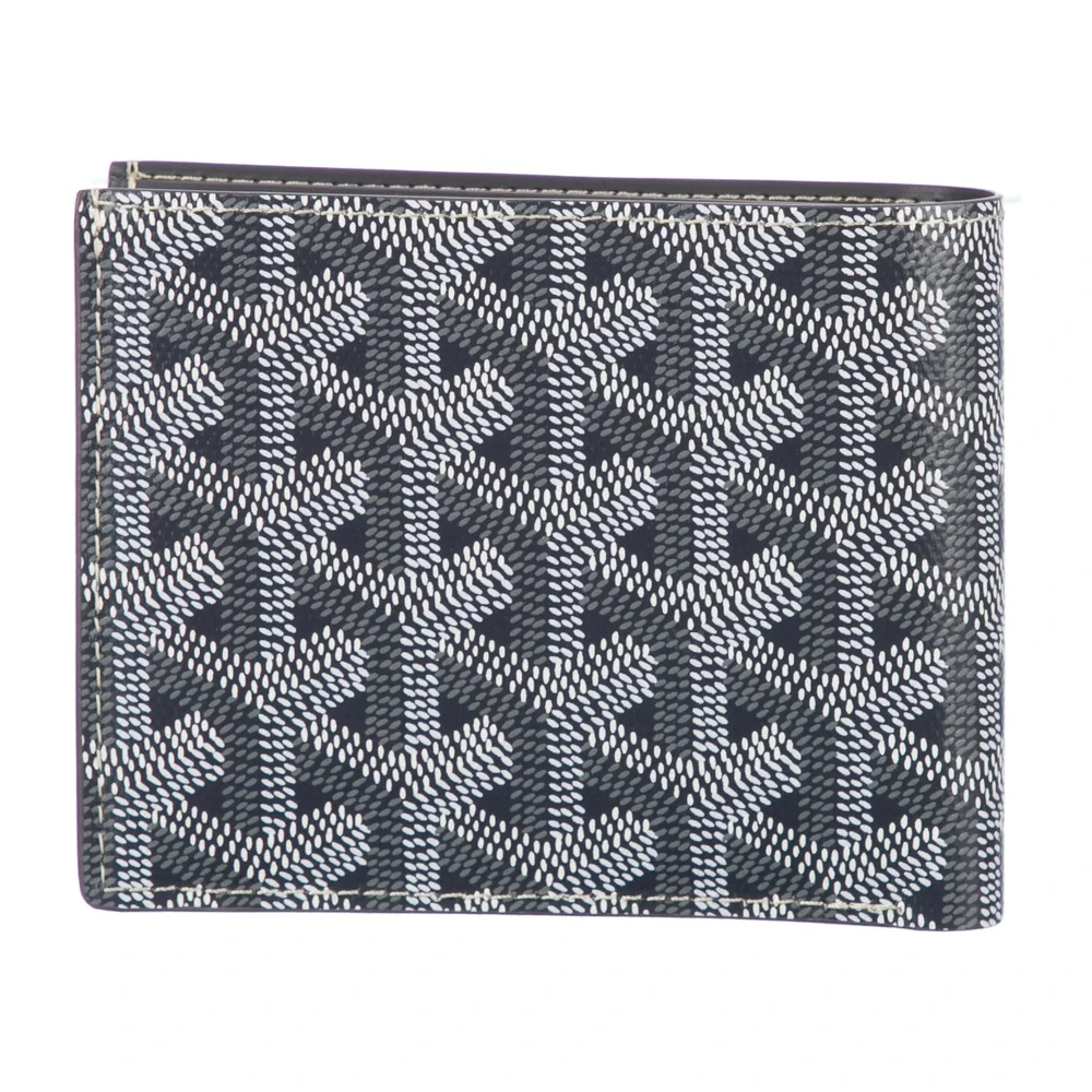 Lushentic Small Wallet in Grey Goyardine Printed Canvas - Image 2