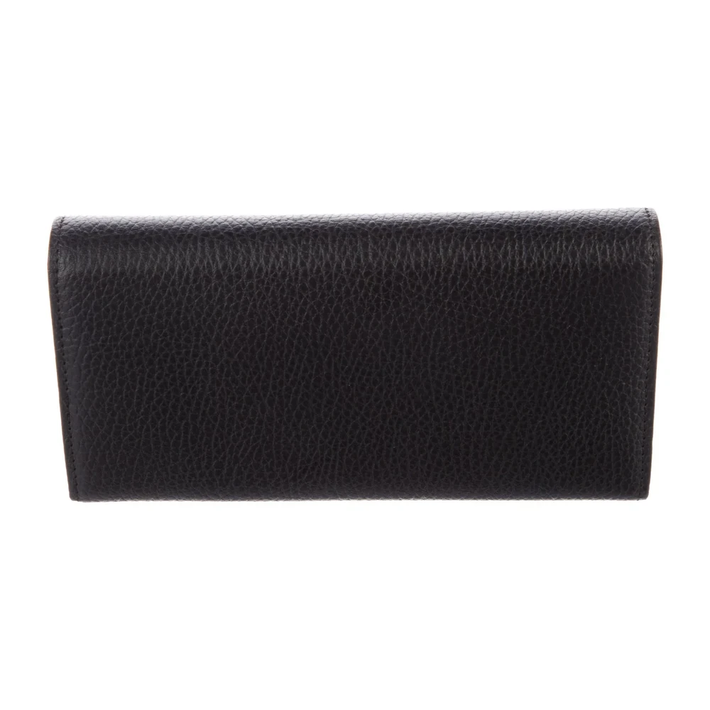 Lushentic Class Medium Continental Wallet in Black Calfskin Leather - Image 2