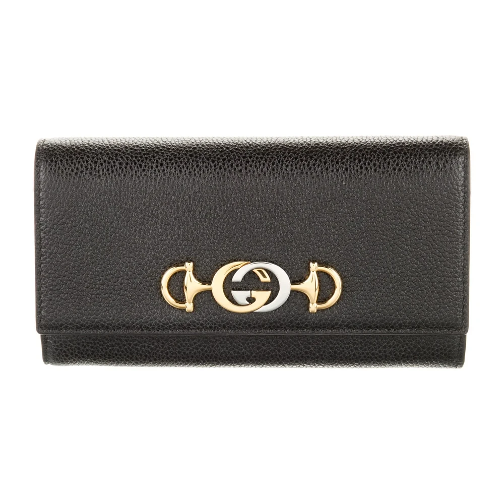 Lushentic Grade Replica Medium Continental Wallet Black Calfskin Leather - Premium Alternative Bag