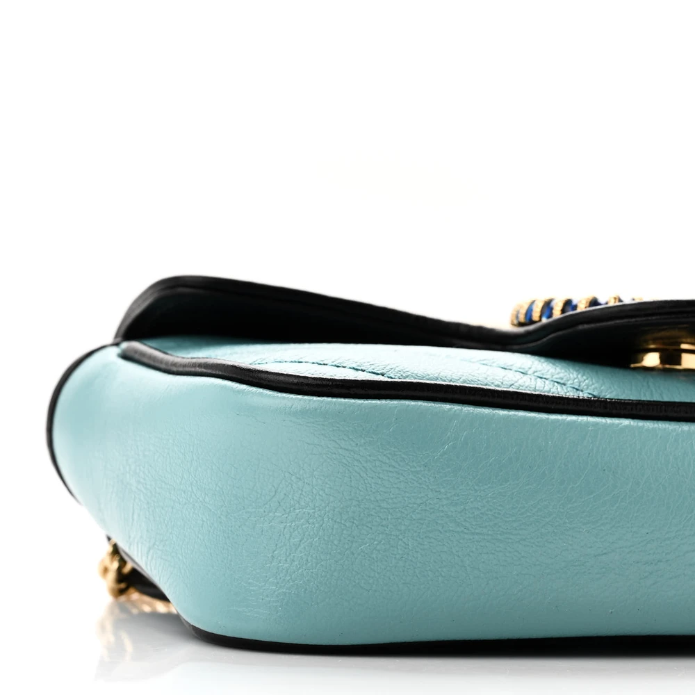 Lushentic GG Marmont Mini Handbag in Azalea Multicolor Leather - Image 4