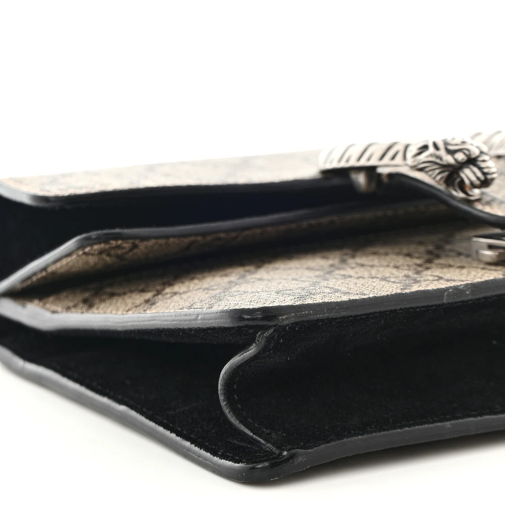 Lushentic Bags Mini Dionysus Shoulder Bag Black GG Supreme Canvas - Image 5