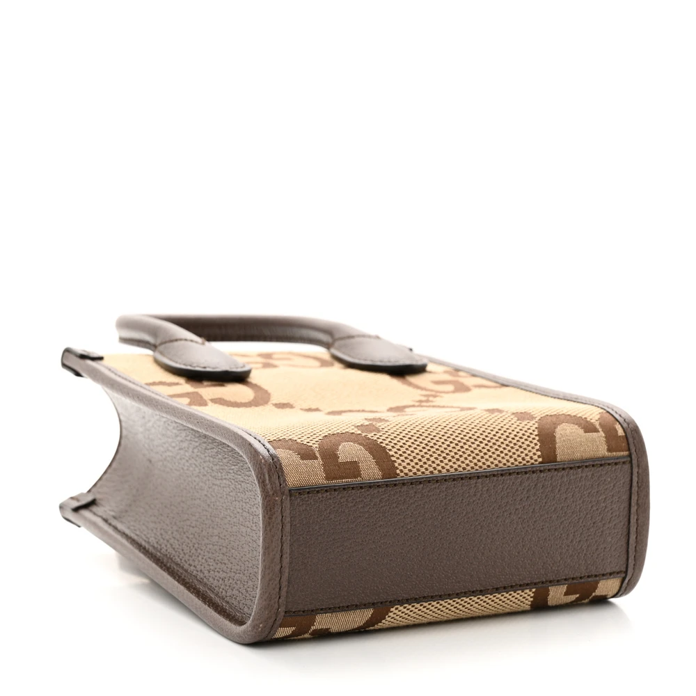 Lushentic Bags Mini Vertical Tote – Camel, Ebony, Textured Leather - Image 6