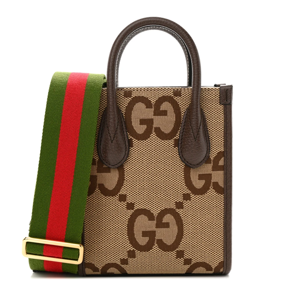 Lushentic Bags Mini Vertical Tote – Camel, Ebony, Textured Leather