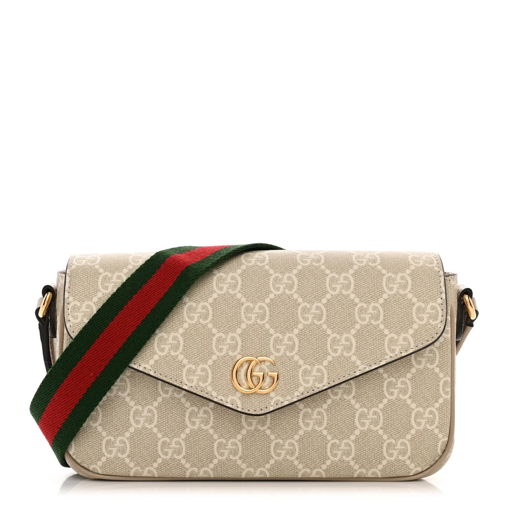Lushentic Quality Bags: Mini Web Ophidia Envelope Shoulder Bag
