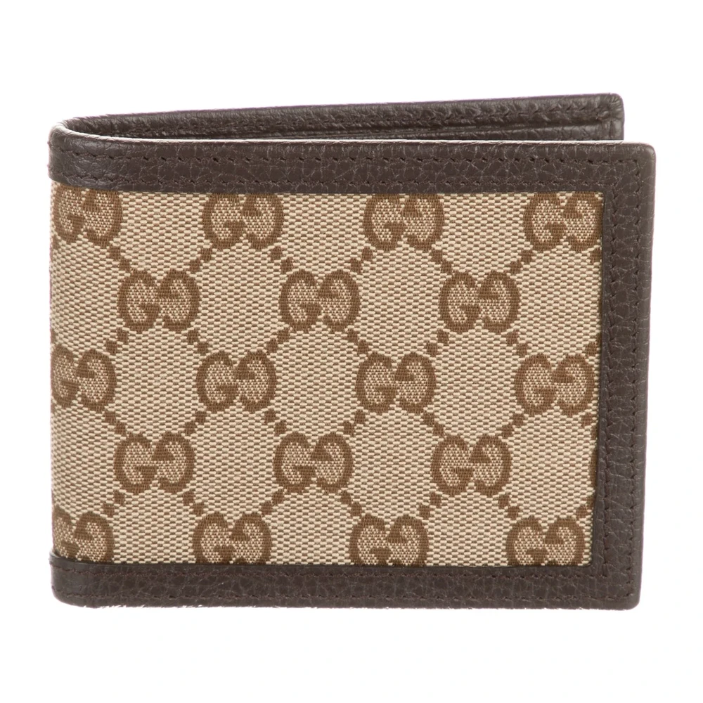 Lushentic Small Bifold Wallet Neutrals GG Canvas