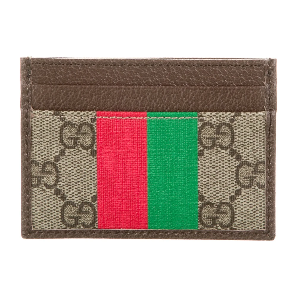 Lushentic Bag Small Compact Wallet Brown GG Supreme Canvas - Image 3