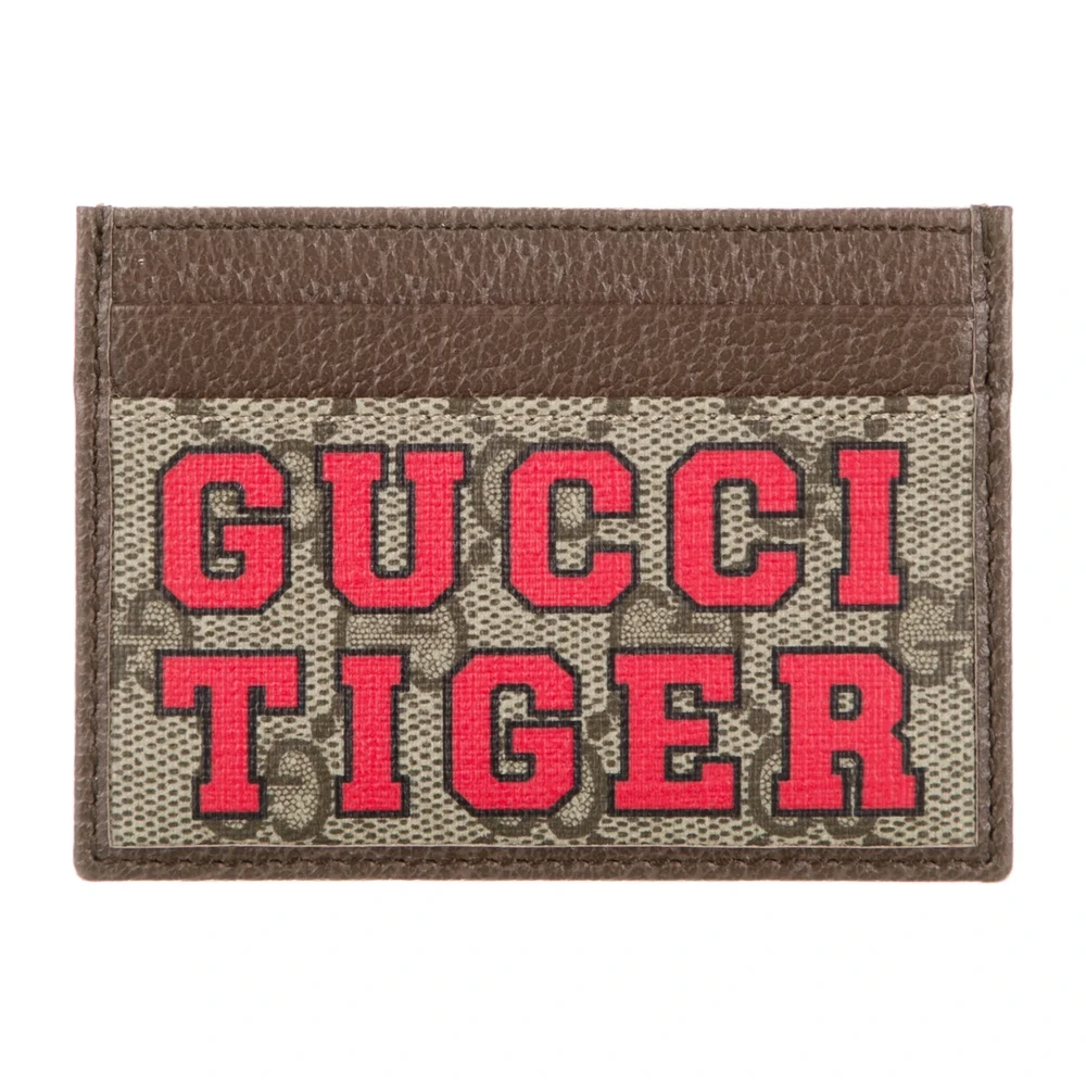 Lushentic Bag Small Compact Wallet Brown GG Supreme Canvas