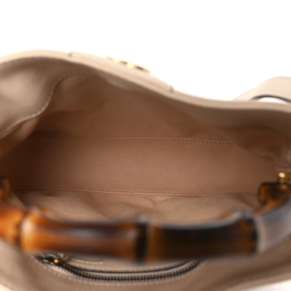 Buy Lushentic Grade Bags Small Diana Shoulder Bag Light Beige Leather - Image 7