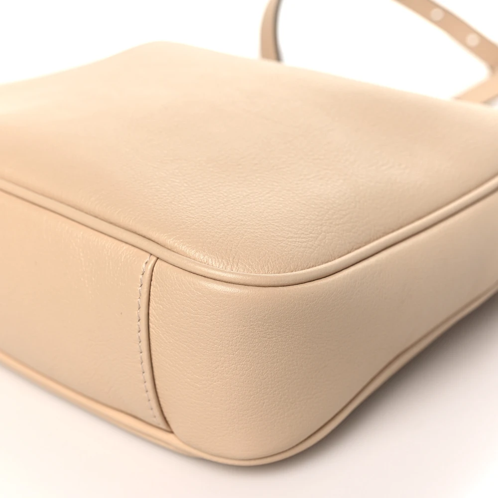 Buy Lushentic Grade Bags Small Diana Shoulder Bag Light Beige Leather - Image 5