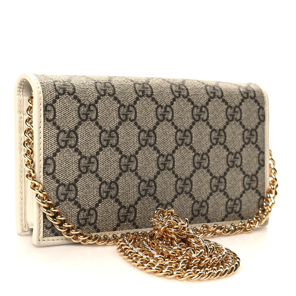 Replica Gucci Wallet On Chain - Small Horsebit 1955 in GG Canvas - Image 3