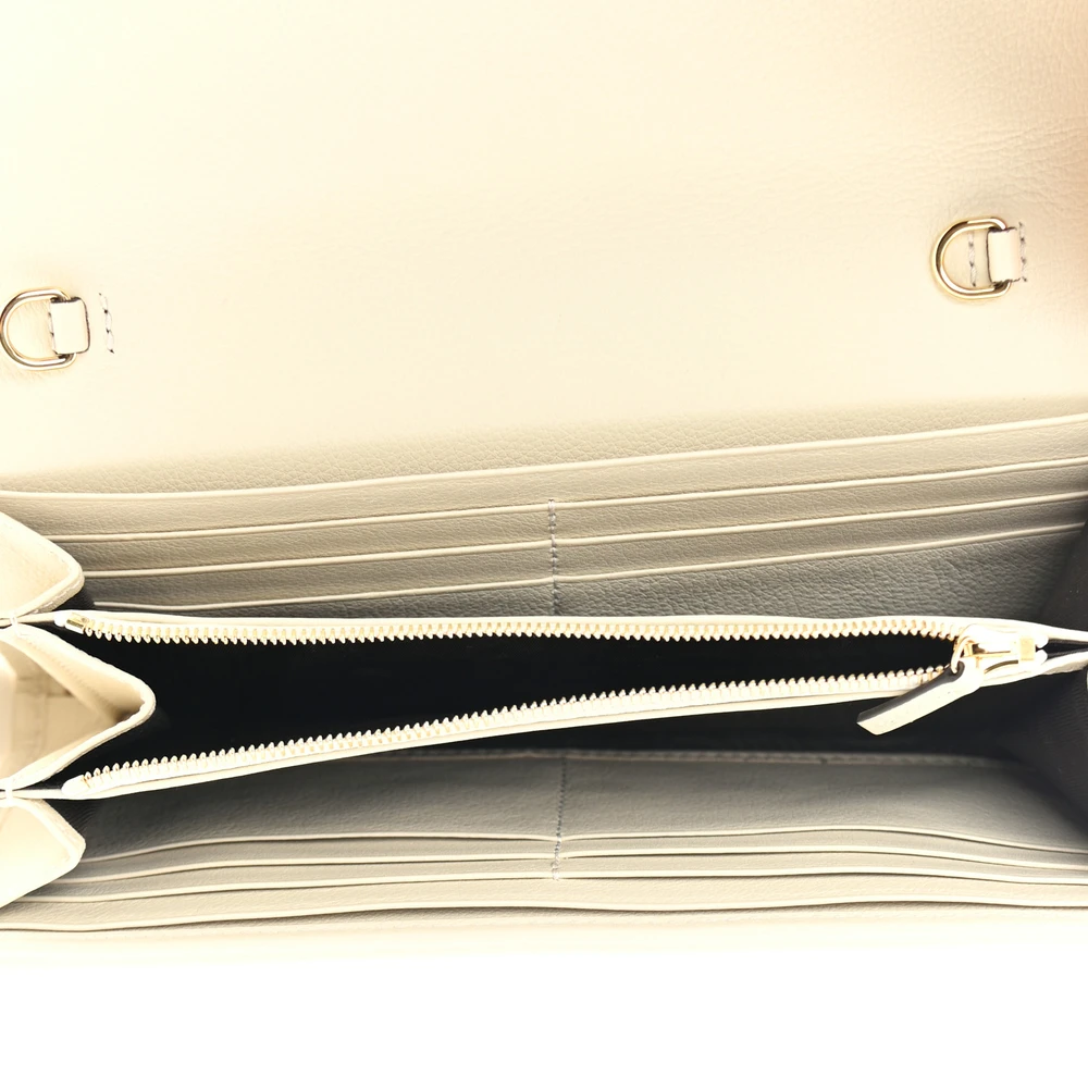 Lushentic Small Roxy Blondie Continental Chain Wallet in Mystic White - Image 7