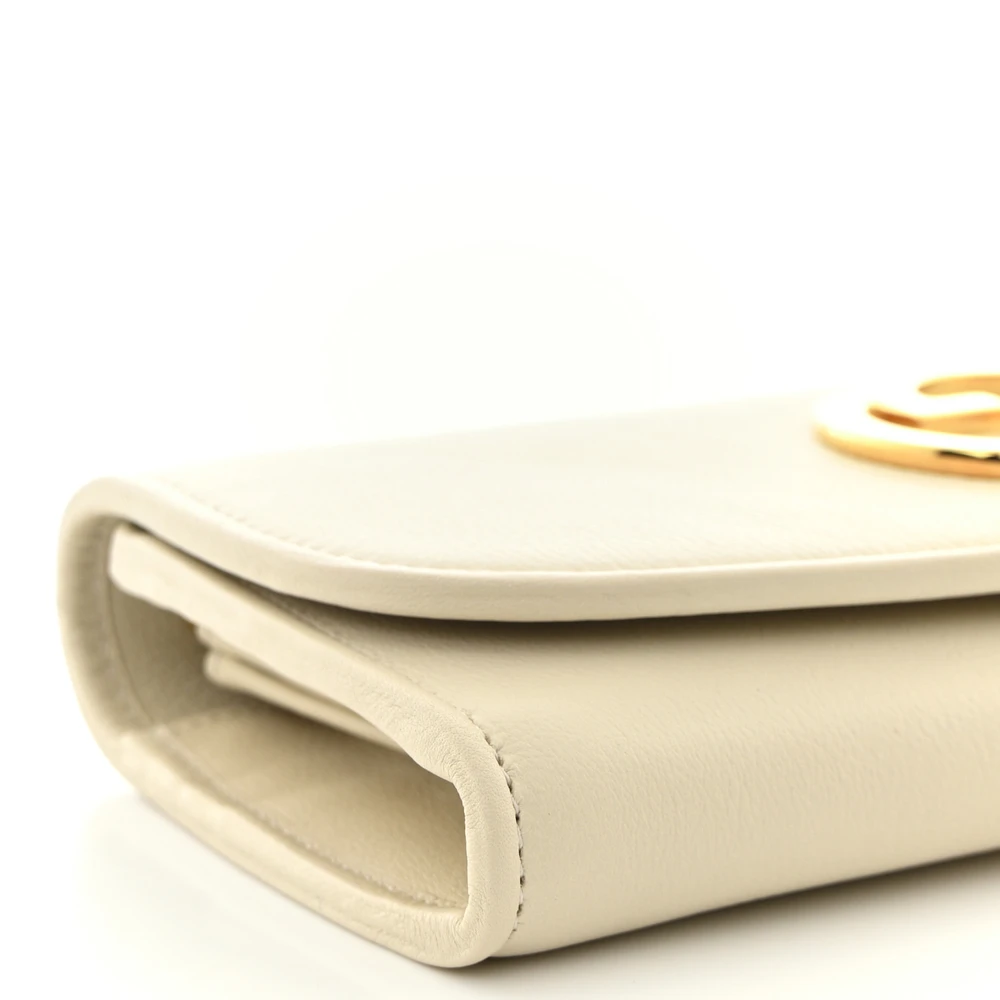 Lushentic Small Roxy Blondie Continental Chain Wallet in Mystic White - Image 5