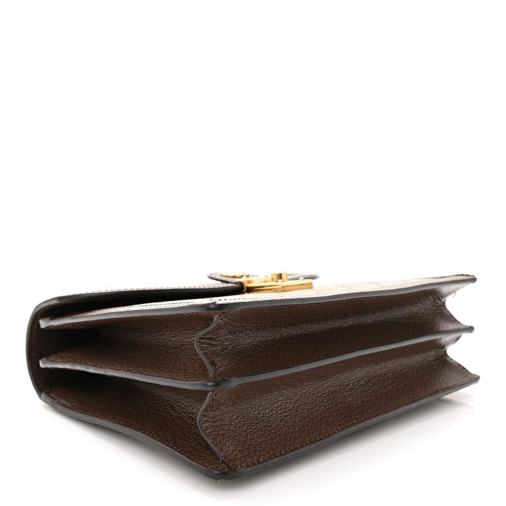 Lushentic Ophidia Padlock Top Handle Bag in GG Supreme Canvas - Image 6