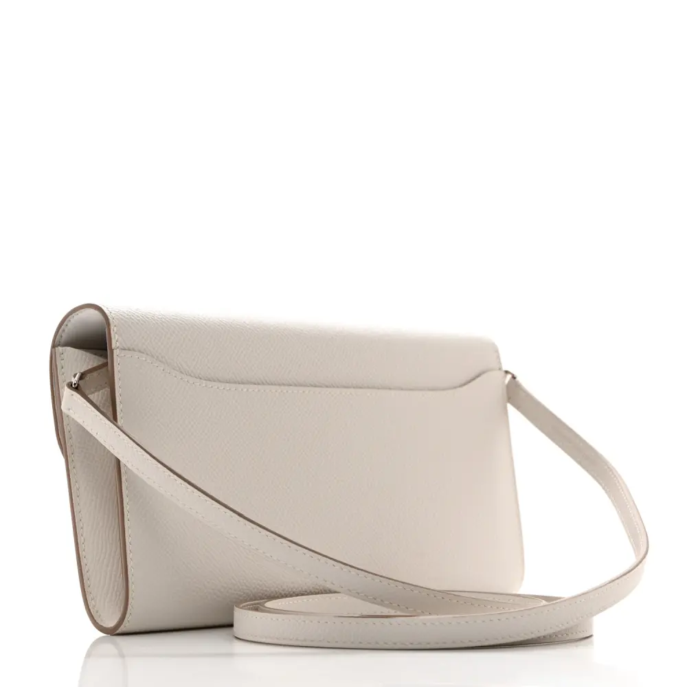 Lushentic Grade Bag Constance Long Wallet Gris Pale Epsom Leather - Image 3