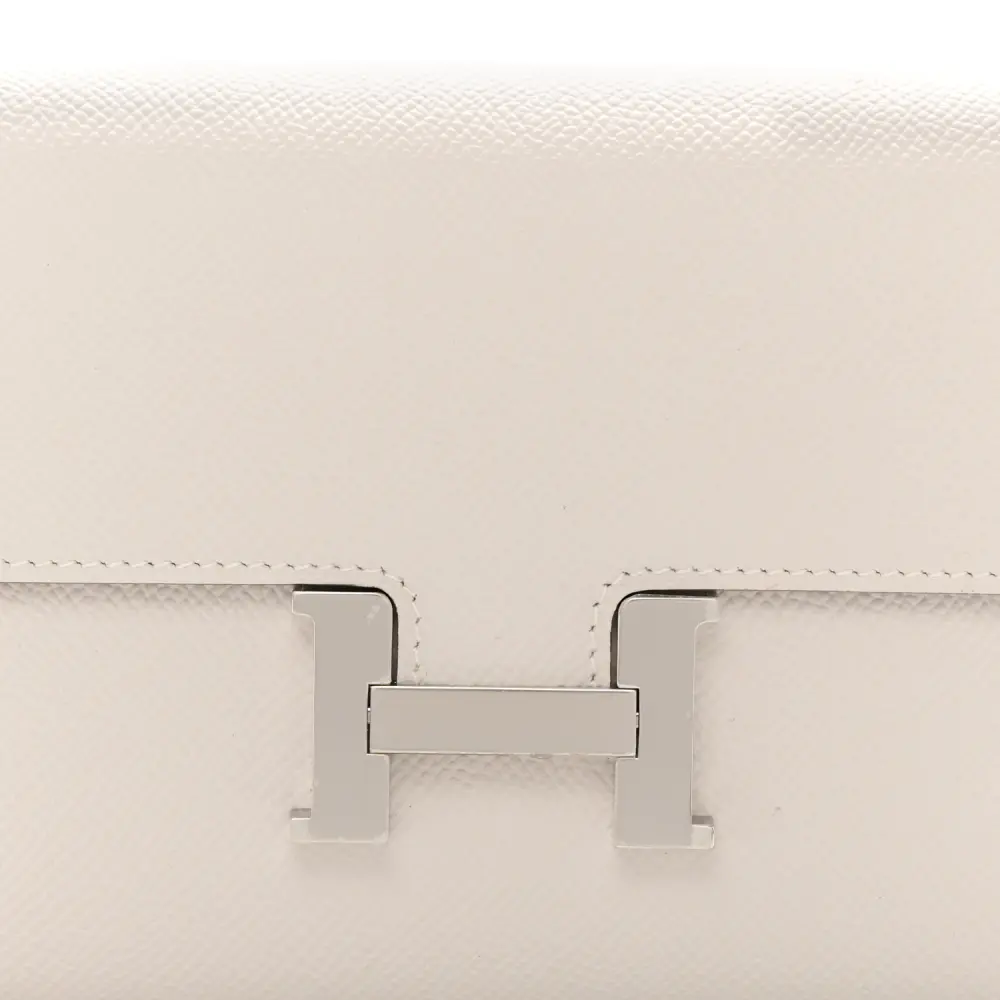 Lushentic Grade Bag Constance Long Wallet Gris Pale Epsom Leather - Image 9
