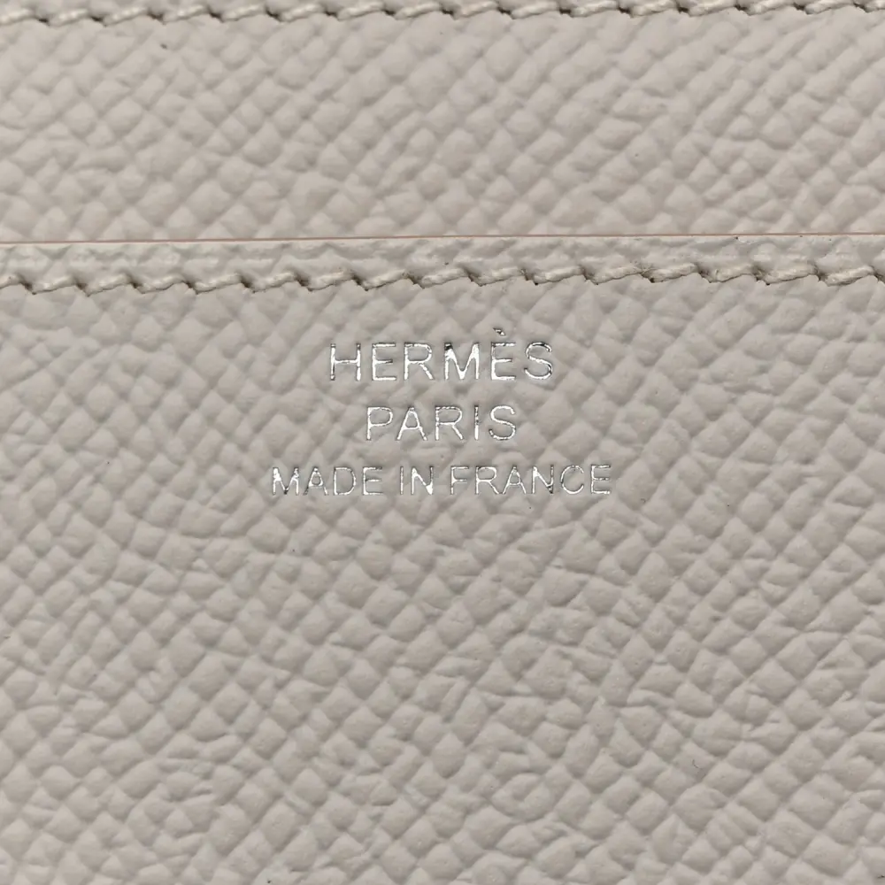 Lushentic Grade Bag Constance Long Wallet Gris Pale Epsom Leather - Image 2