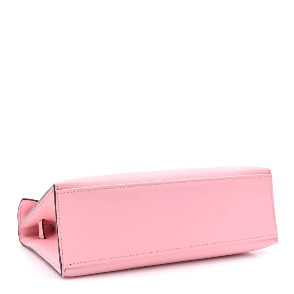 Lushentic Replica Handbags: Kelly Pochette Clutch Rose Sakura Swift Leather SHW - Image 6