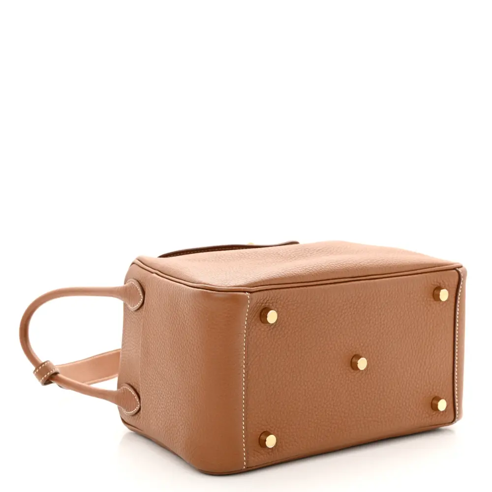 Lushentic Grade Bag - Lindy 26 Brown Taurillon Clemence Leather - Image 6
