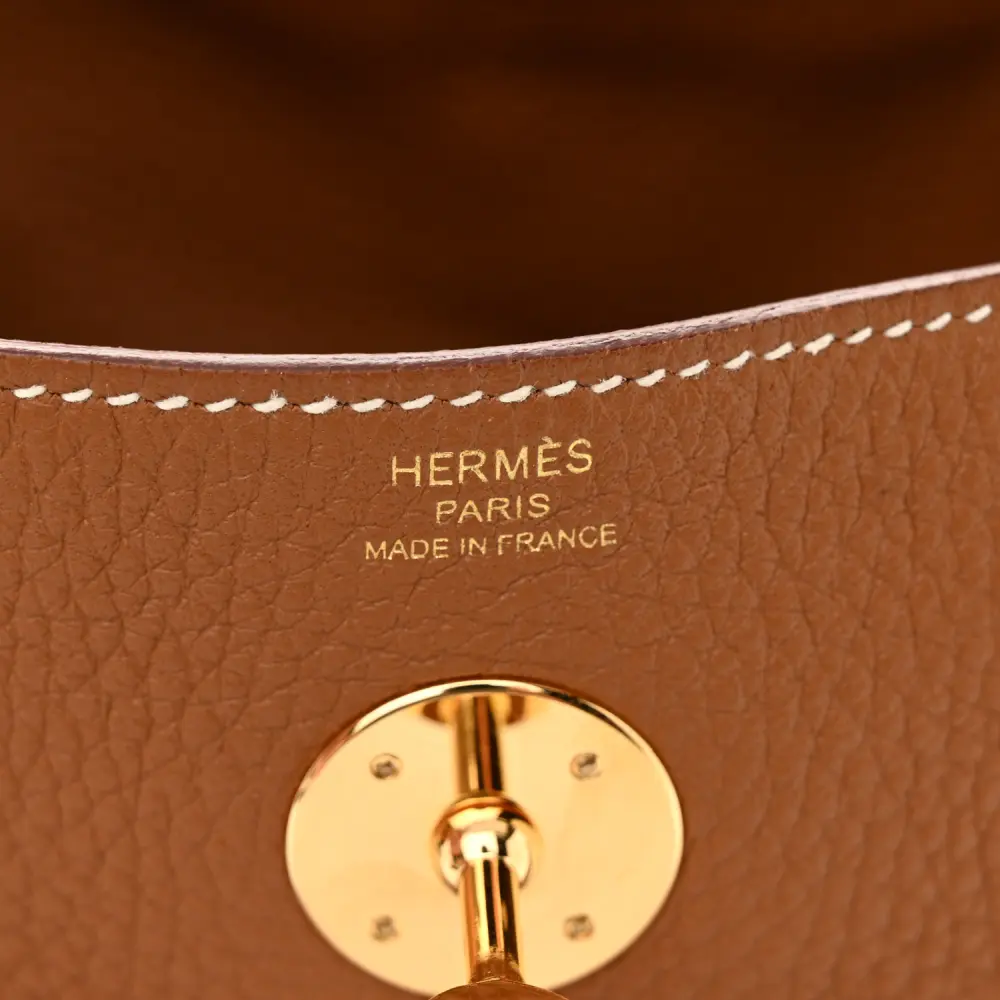 Lushentic Grade Bag - Lindy 26 Brown Taurillon Clemence Leather - Image 2