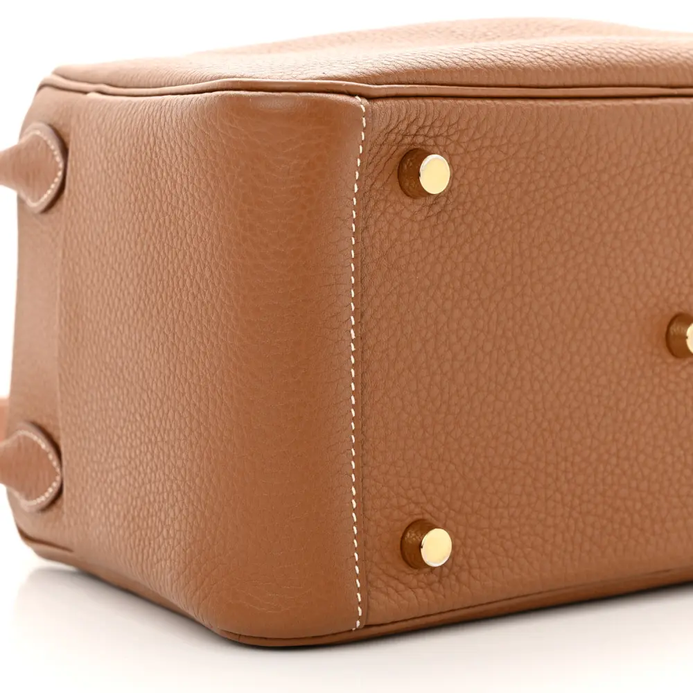 Lushentic Grade Bag - Lindy 26 Brown Taurillon Clemence Leather - Image 5