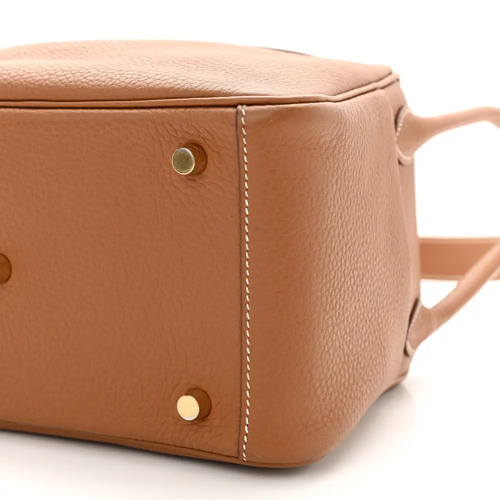 Lushentic Grade Bag - Lindy 26 Brown Taurillon Clemence Leather - Image 4