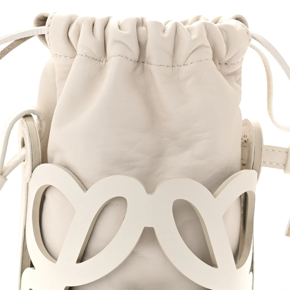 Lushentic Grade Designer Bags - Cutout Anagram Pocket Crossbody Bag - Image 8