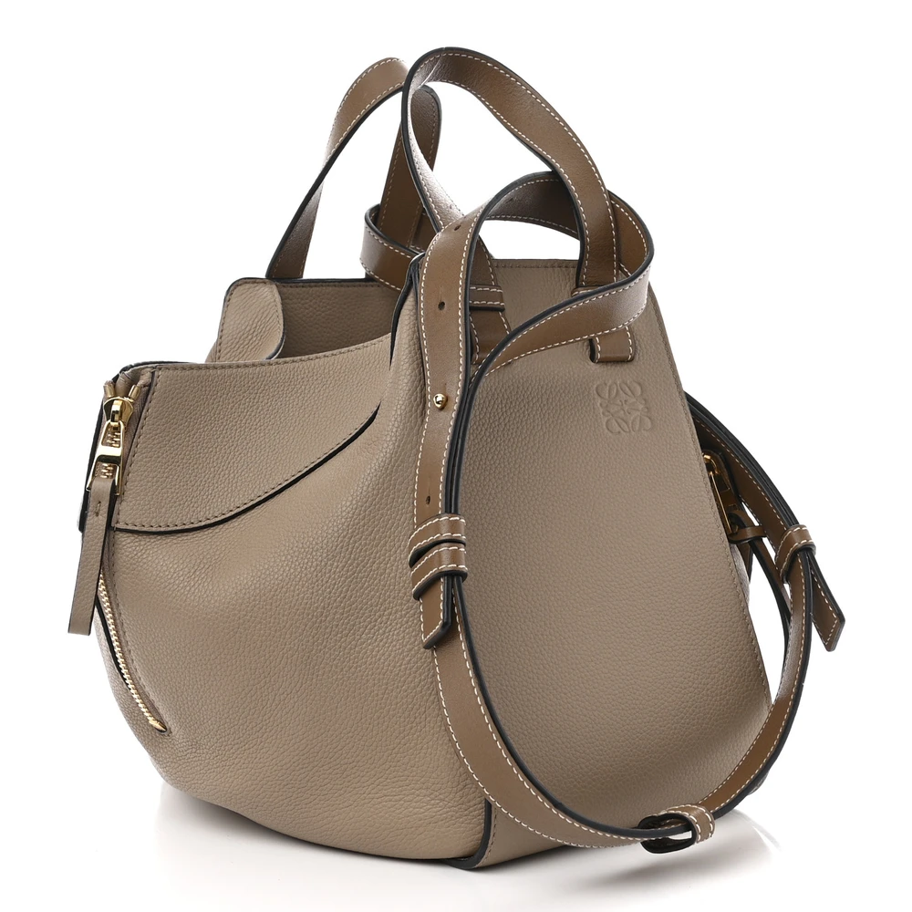 Lushentic Bags Hammock Shoulder Bag – Sand Mink Calfskin Gold Hardware - Image 3