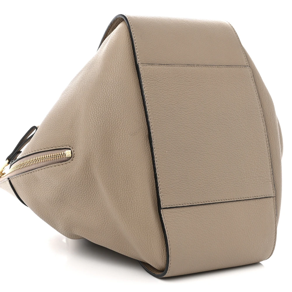 Lushentic Bags Hammock Shoulder Bag – Sand Mink Calfskin Gold Hardware - Image 4