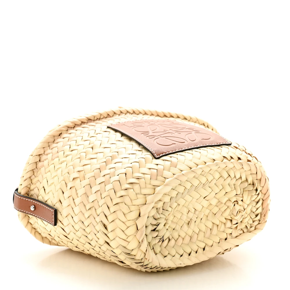Lushentic Mini Bucket Bag in Natural Tan Calfskin Leather - Image 6