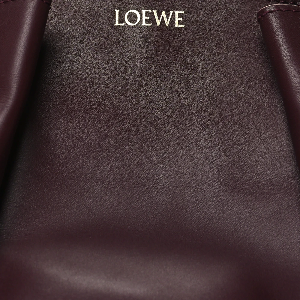 Lushentic Grade Paseo Bag - Small Burgundy Shiny Nappa Calfskin Leather - Image 8