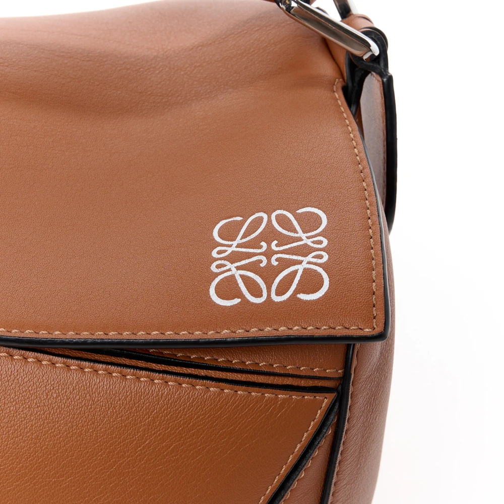 Lushentic Puzzle Bag - Large Tan Calfskin Leather - Image 8