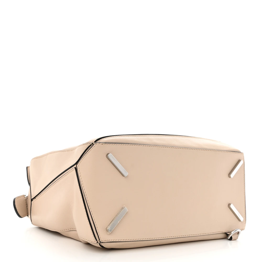 Lushentic Grade Handbags: Puzzle Bag Medium Ash Calfskin Leather - Image 6