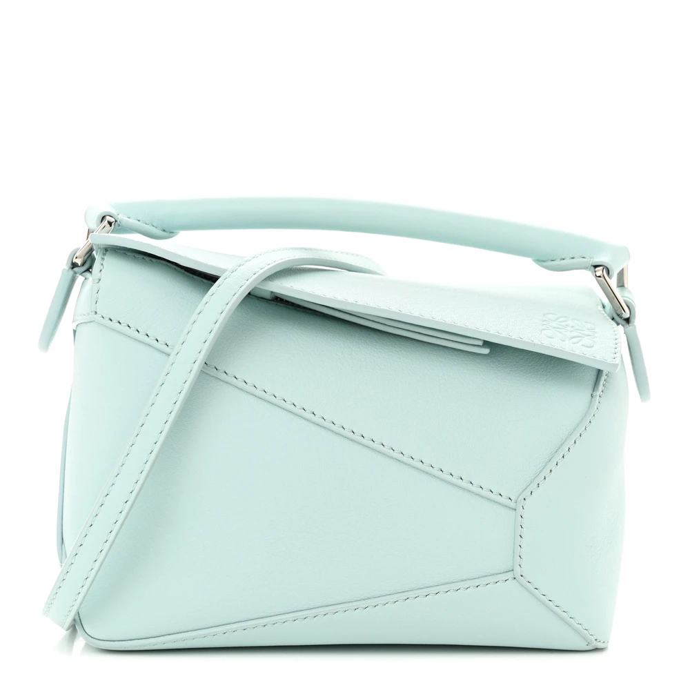 Lushentic Loewe Puzzle Bag Mini Iceberg Calfskin Leather Front