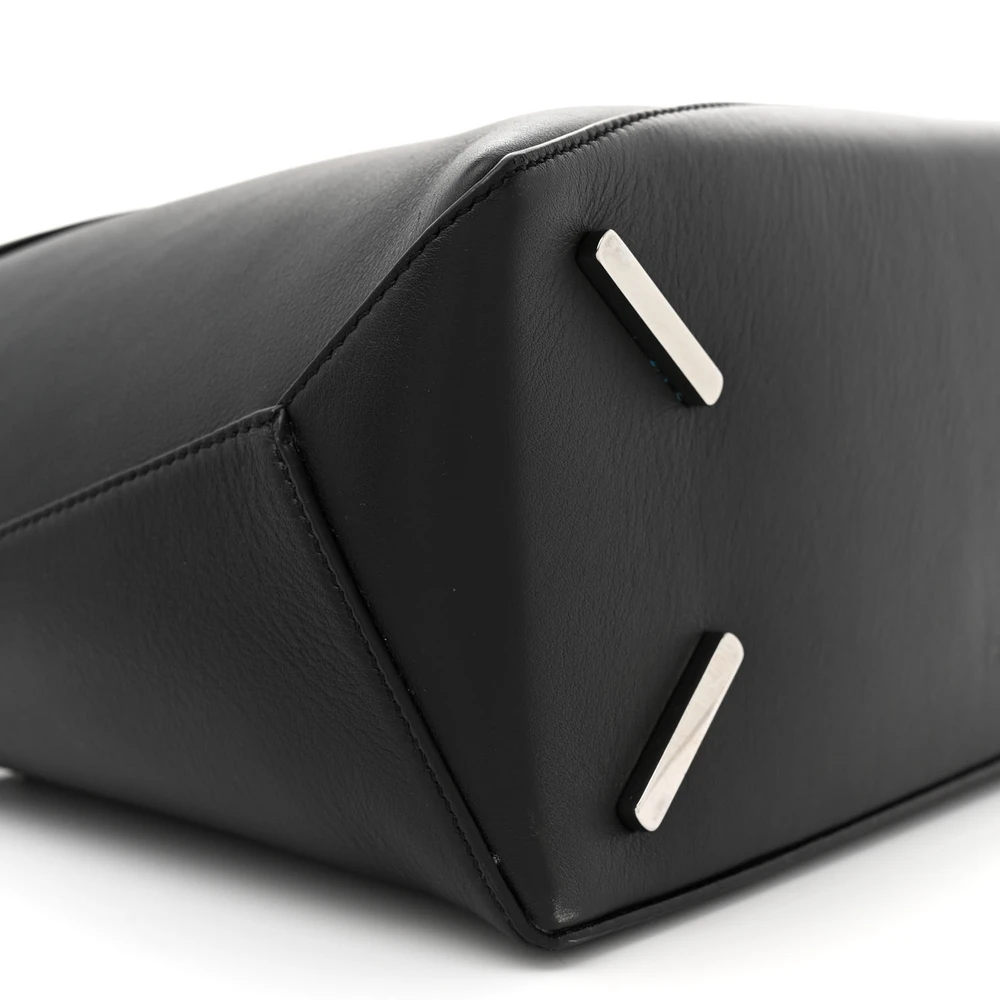Lushentic Replicas Puzzle Edge Bag Medium Black Calfskin Leather - Image 4